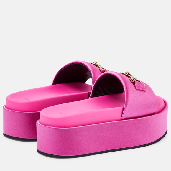 Versace Medusa Satin Platforms size 37 - Picture 3 of 11